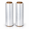 Clear Stretch Wrap Industrial Strength 12" x 1000 Ft - 80 Gauge Thick - Clear Plastic Cling, Stretch Film Rolls for Packaging Moving Packing Pallets